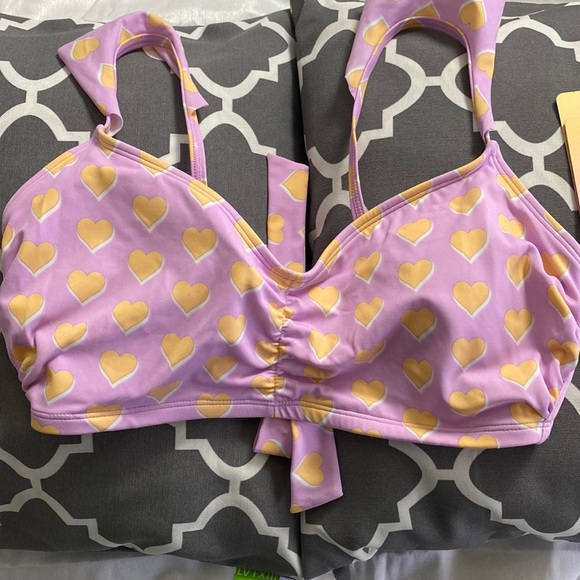 Stoney Clover Lane Flutter Heart Swim Top - Picture 2 of 7